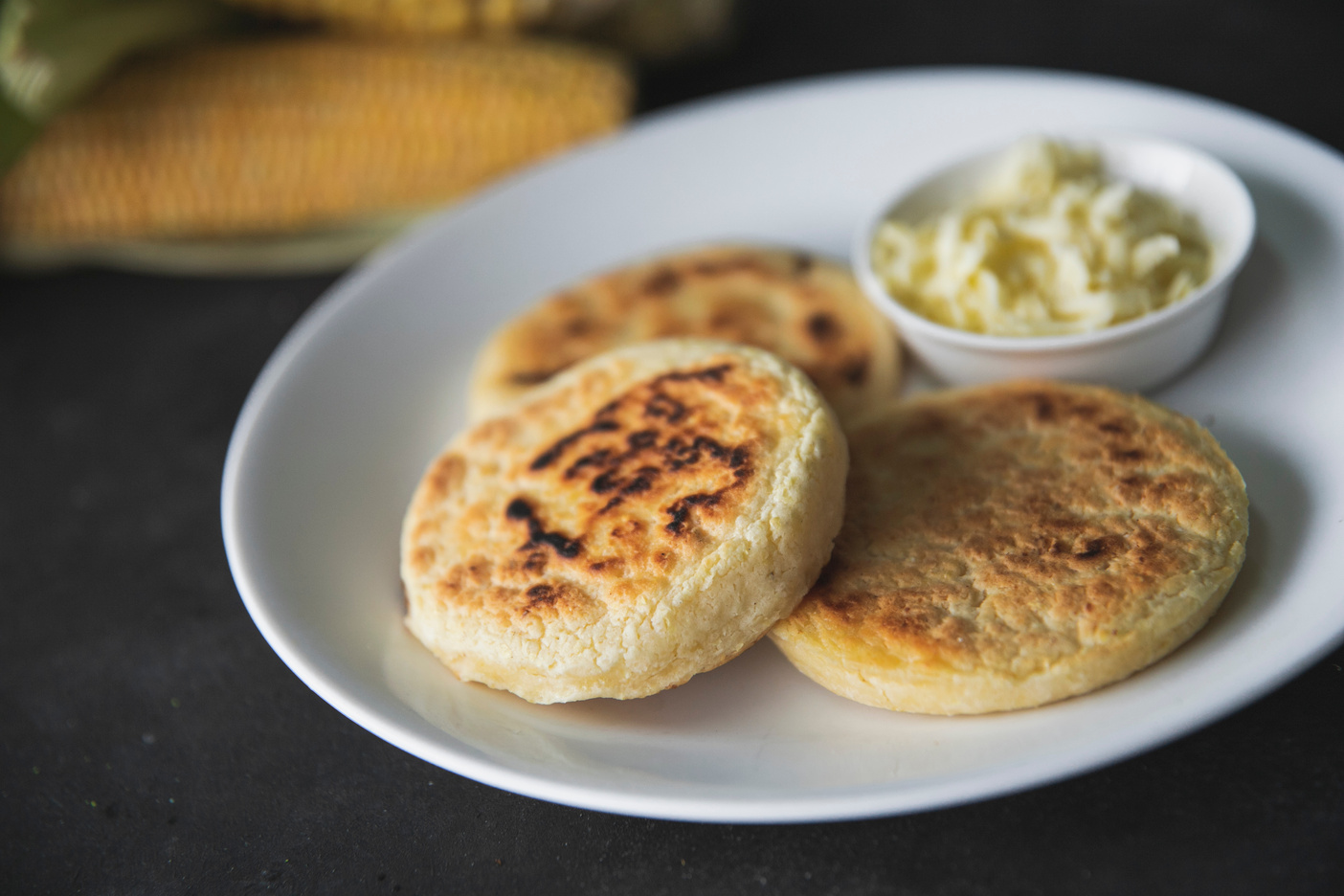 Fresh Arepas with Cheese
